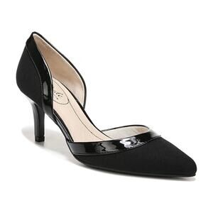 LifeStride Saldana Black Pumps Women’s Size 10 D’Orsay Toe Flex Heels NIB